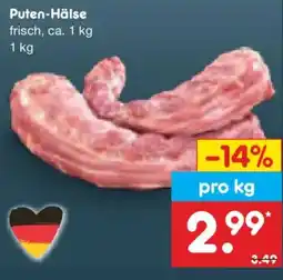 Netto Marken-Discount Puten-Hälse Angebot