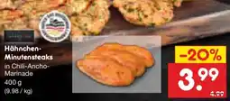 Netto Marken-Discount Hähnchen-Minutensteaks Angebot