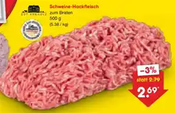 Netto Marken-Discount Schweine-Hackfleisch Angebot