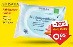 Netto Marken-Discount SHISARA Reinigungstücher Angebot