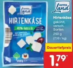 Netto Marken-Discount Hirtenkäse Angebot