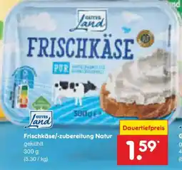 Netto Marken-Discount Frischkäse / zubereitung Natur Angebot