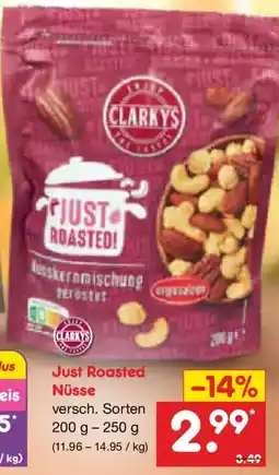 Netto Marken-Discount Just Roasted Nüsse Angebot