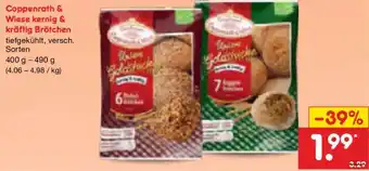 Netto Marken-Discount Coppenrath & Wiese kernig & kräftig Brötchen Angebot
