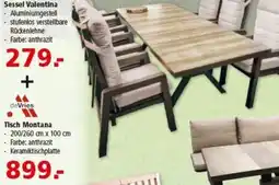 Multi Markt deVries Tisch Montana Angebot