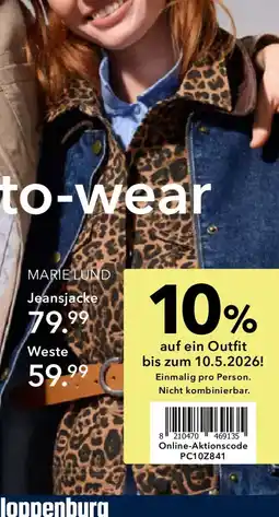 Peek & Cloppenburg Hamburg MARIE LUND Weste Angebot