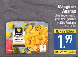E-Center EDEKA Mango oder Ananas Angebot