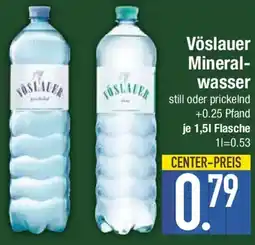 E-Center Vöslauer Mineralwasser Angebot