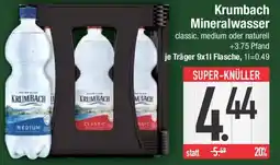 E-Center Krumbach Mineralwasser Angebot