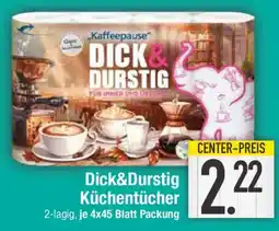 E-Center Dick&Durstig Küchentücher Angebot