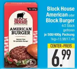 E-Center Block House American oder Block Burger Angebot