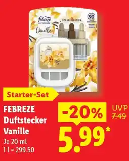 Lidl FEBREZE Duftstecker Vanille Angebot