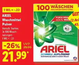 Lidl ARIEL Waschmittel Pulver Angebot