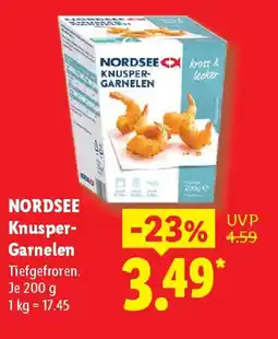 Lidl NORDSEE Knusper- Garnelen Angebot