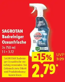 Lidl SAGROTAN Badreiniger Ozeanfrische Angebot