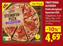 Lidl TRATTORIA ALFREDO Steinofenpizza Speciale XXL Angebot