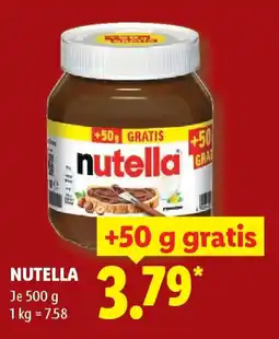 Lidl Nutella Angebot