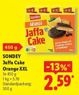 Lidl SONDEY Jaffa Cake Orange XXL Angebot