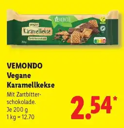 Lidl VEMONDO Vegane Karamellkekse Angebot