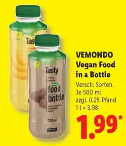 Lidl VEMONDO Vegan Food in a Bottle Angebot