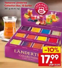 Netto Marken-Discount Teekanne Ländertee Collection Box, 12 Sorten Angebot
