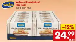 Netto Marken-Discount wasa Vollkorn Knaeckebrot Angebot