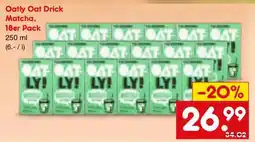 Netto Marken-Discount Oatly Oat Drick Matcha Angebot