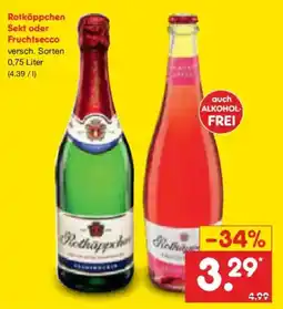 Netto Marken-Discount Rotkäppchen Sekt oder Fruchtsecco Angebot