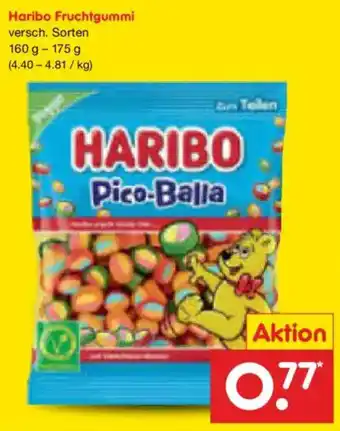 Haribo Fruchtgummi 160 - 175 g Angebot bei Netto Marken-Discount