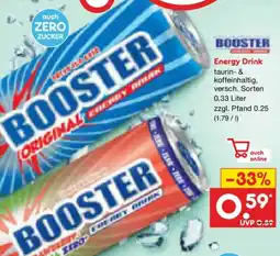 Netto Marken-Discount BOOSTER Energy Drink Angebot