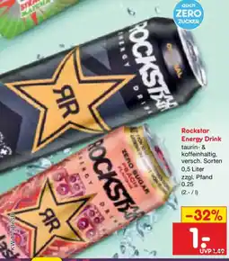 Netto Marken-Discount Rockstar Energy Drink Angebot