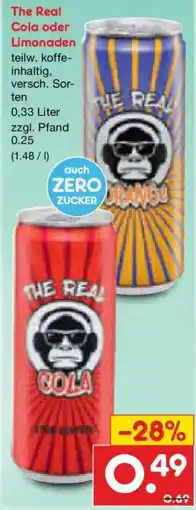 Netto Marken-Discount The Real Cola oder Limonaden Angebot
