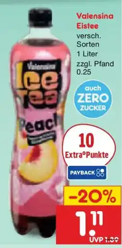 Netto Marken-Discount Valensina Eistee Angebot