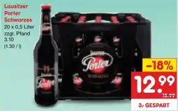 Netto Marken-Discount Lausitzer Porter Schwarzes Angebot