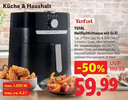 Lidl Tefal Heißluftfritteuse mit Grill Angebot