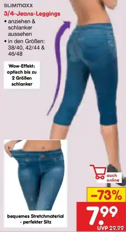 Netto Marken-Discount SLIMMAXX 3/4-Jeans-Leggings Angebot