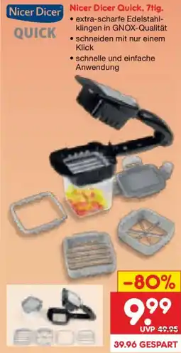 Netto Marken-Discount Nicer Dicer Quick, 7tlg. Angebot