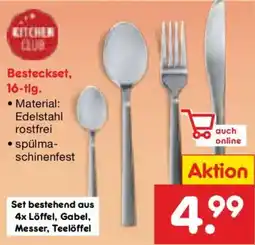 Netto Marken-Discount KITCHEN CLUB Besteckset Angebot