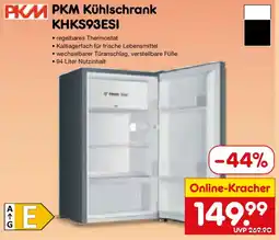 Netto Marken-Discount PKM PKM Kühlschrank KHKS93ESI Angebot