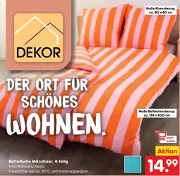 Netto Marken-Discount Bettwäsche Bettwäsche Mikrofaser Angebot