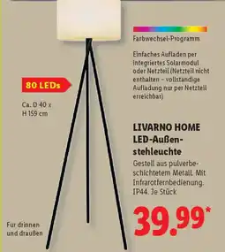 Lidl LIVARNO HOME LED-Außenstehleuchte Angebot