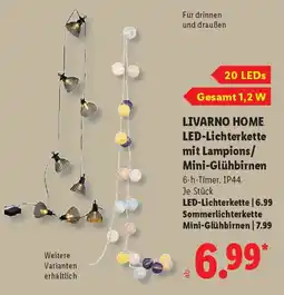 Lidl LIVARNO HOME LED-Lichterkette mit Lampions Angebot