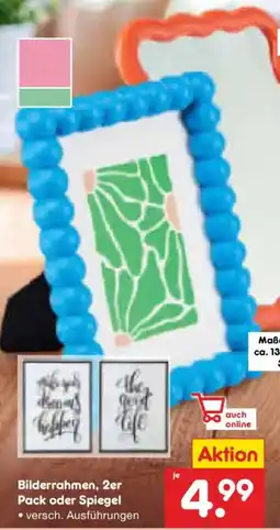 Netto Marken-Discount Bilderrahmen, 2er Pack oder Spiegel Angebot