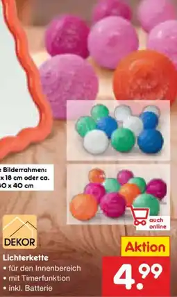 Netto Marken-Discount DEKOR Lichterkette Angebot