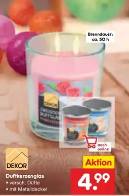 Netto Marken-Discount DEKOR Duftkerzenglas Angebot