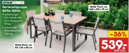 Netto Marken-Discount HOMEDELUXE Gartensitzgruppe SIERA SEDIA Angebot