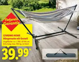 Lidl LIVARNO HOME Hängematte mit Gestell Angebot