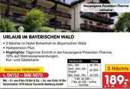 Netto Marken-Discount Urlaub im bayerischen wald 3 Nächte Angebot