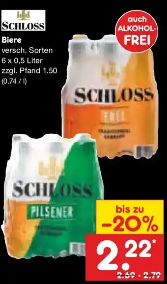 Netto Marken-Discount SCHLOSS Biere Angebot
