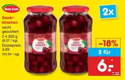 Netto Marken-Discount Beste Ernte Sauer- kirschen Angebot